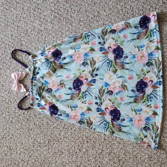 Size 8 Floral Sunshine Swing Summer Dress - Picture 2 of 6